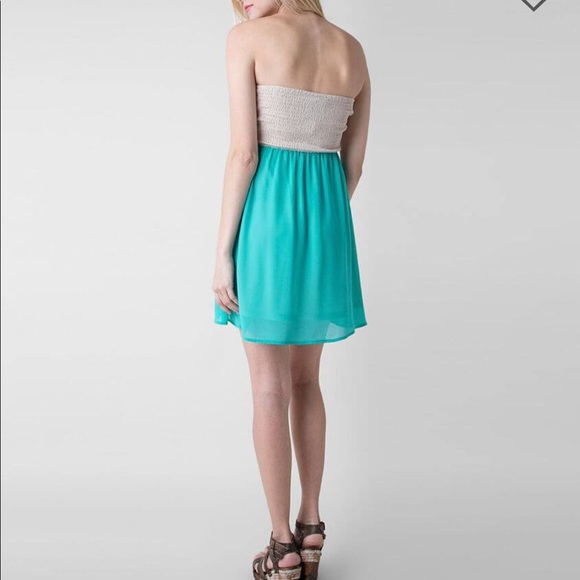 Flying Tomato Boho Strapless Mini Dress - Picture 2 of 8